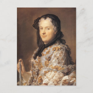 Marie Leszczynska by Maurice Quentin de La Tour Postcard
