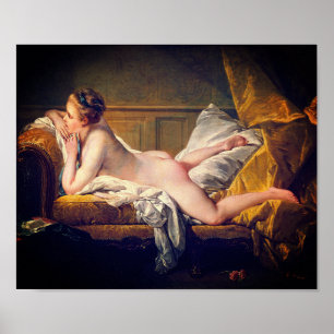 Marie-Louise O'Murphy mistress – François Boucher Poster