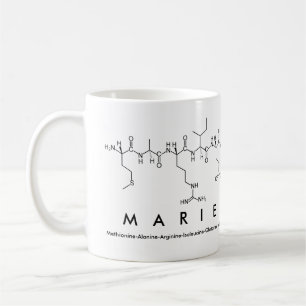 Marie peptide name mug