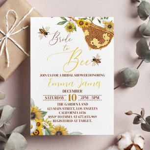 Mariée à être mariée douche nuptiale Invitation Co