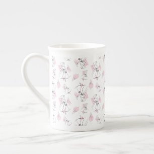 Mariée Fashion Rose Groupe Tasse en porcelaine oss