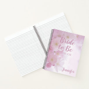 Mariée Mariage Carnet Spiral personnalisé