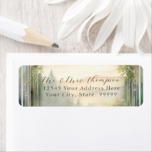 Mariée Mariage de la prairie d'été de la forêt de 