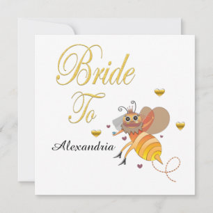 Mariée pour être nuptiale Personnaliser la carte p