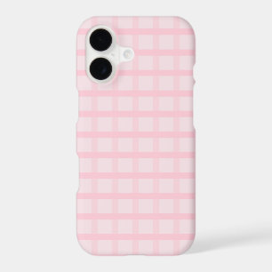 Mariée Rouge et motif à carreaux rose thé