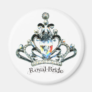 "Mariée royale" magnets de Tiara