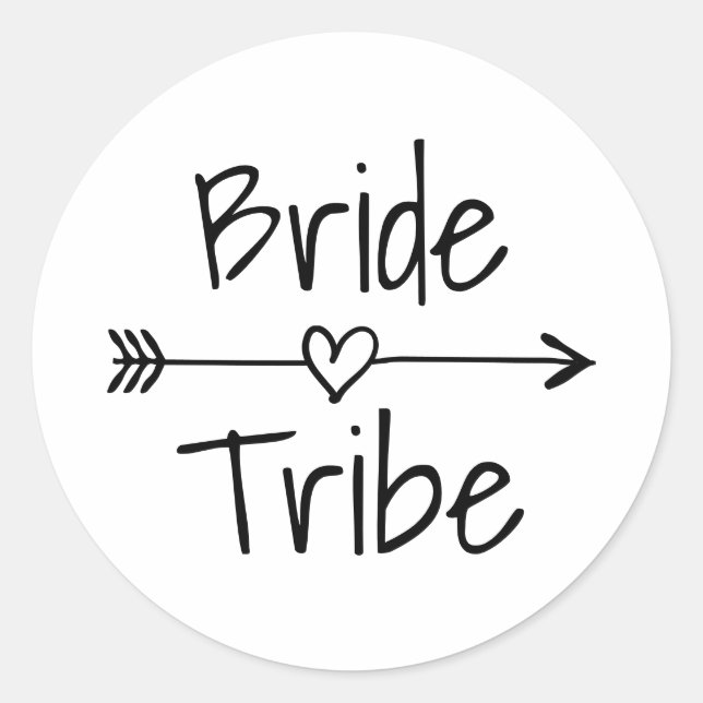 Mariée Tribe mariage pour les autocollants et les  (Devant)