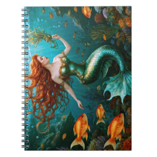“Marielle” – Beautiful Dancing Mermaid Notebook