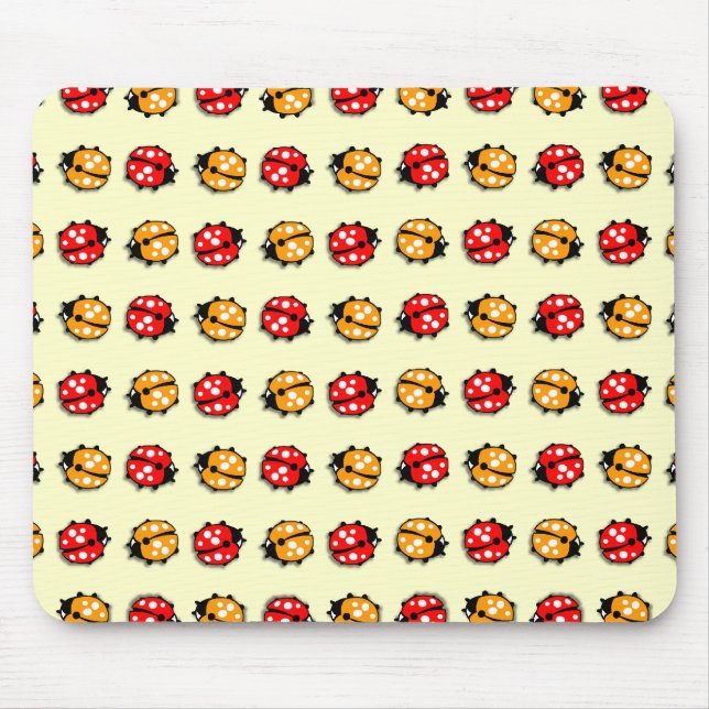 Marienkäfer Invasion Mouse Pad (Front)