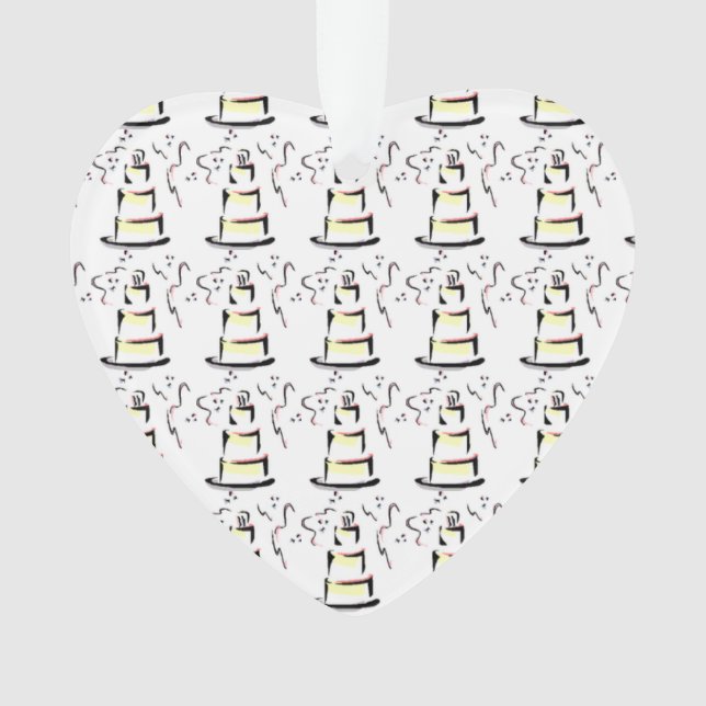 Mariés Figurine de gâteau de mariage (devant)