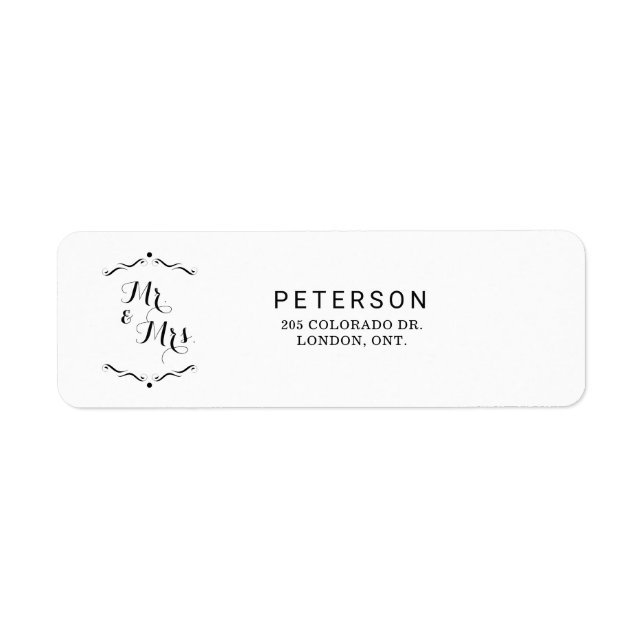 Mariés Simple Blanc (Devant)