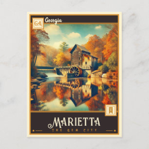 Marietta, Georgia   Vintage Postcard