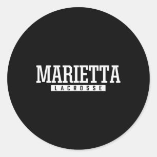 Marietta High School Lacrosse Classic Round Sticker