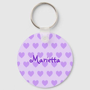 Marietta in Purple Keychain