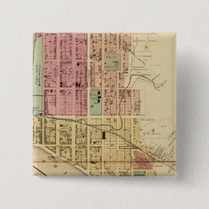 Marietta, Ohio 2 Inch Square Button