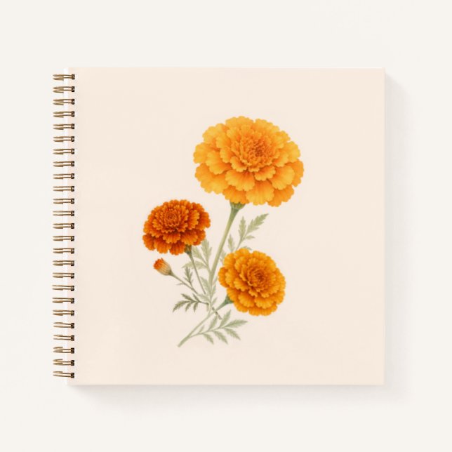 Marigold Bouquet Notebook (Front)
