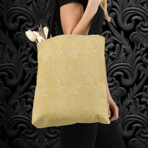 Marigold by William Morris, Vintage Garden Flowers Tote Bag