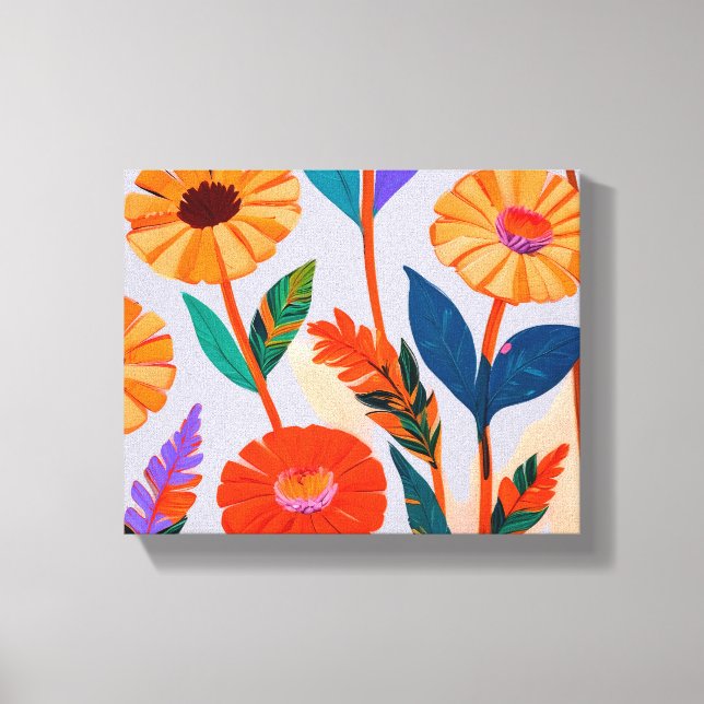 Marigold Celebration Canvas Print (Front)