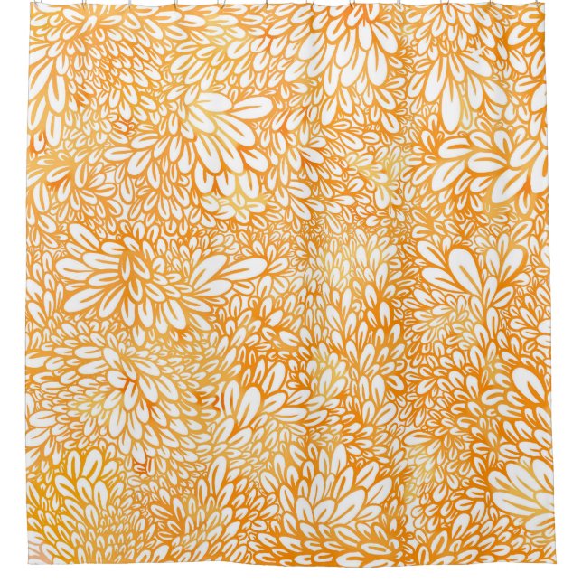Marigold Floral: Simple Orange Pattern (Front)