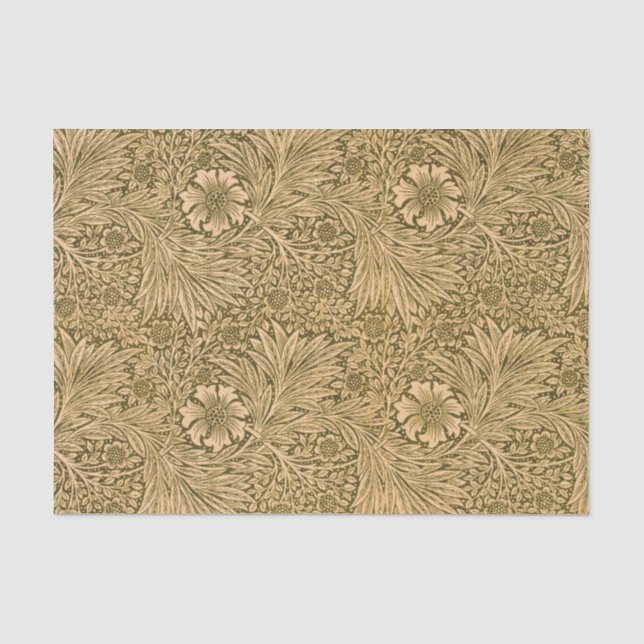 Marigold, Flower Wallpaper by William Morris Tissue Paper (Front)