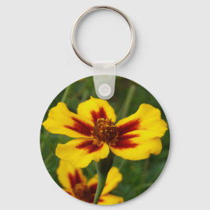 Marigold Flowers Keychain