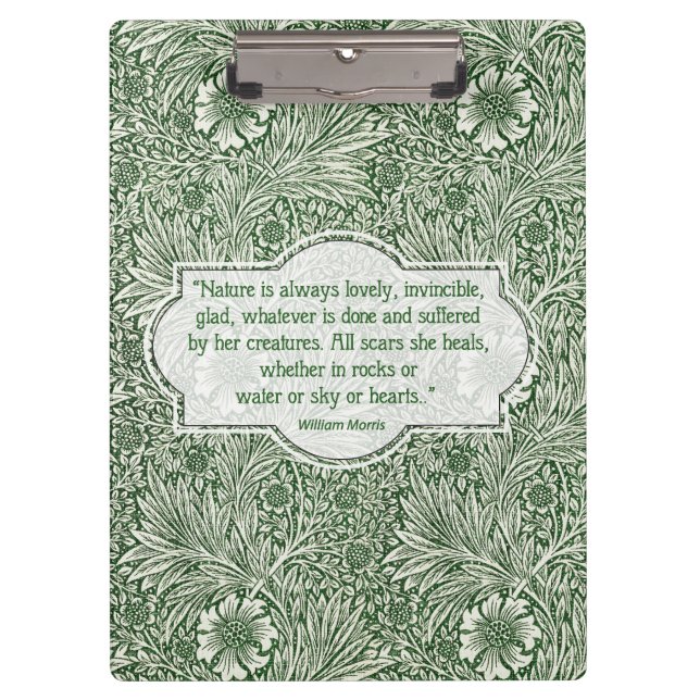 Marigold pattern - William Morris  Clipboard (Front)