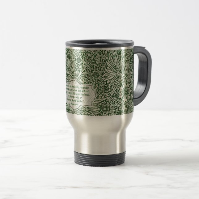 Marigold pattern - William Morris  Travel Mug (Front Right)
