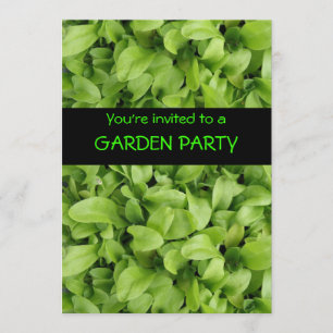 Marigold Seedlings Custom Garden Invitations