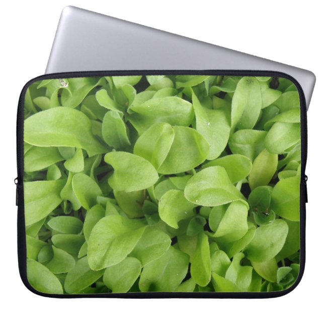 Marigold Seedlings Laptop Bag (Front)