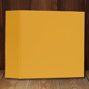Marigold Solid Colour   Classic   Trendy  Binder