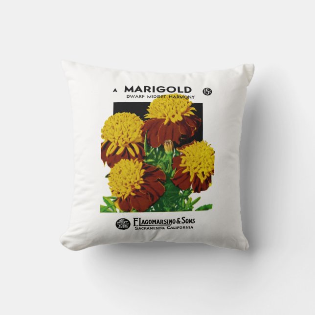 Marigold Throw Pillow (Front)