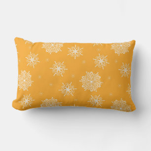 Marigold Whimsical Celestial Floral 13"x21" Lumbar Pillow