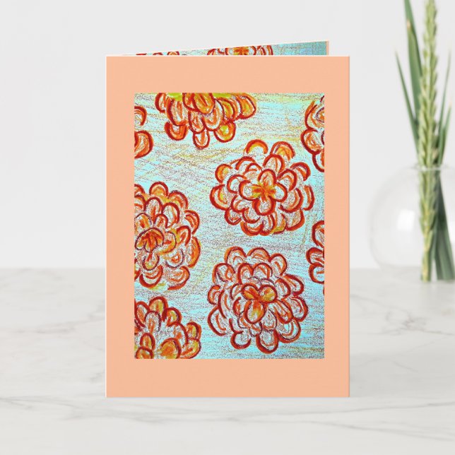 Marigolds Birthday Card (Front)