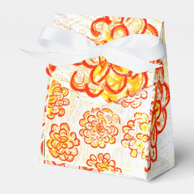 Marigolds Favor Box (Front Side)