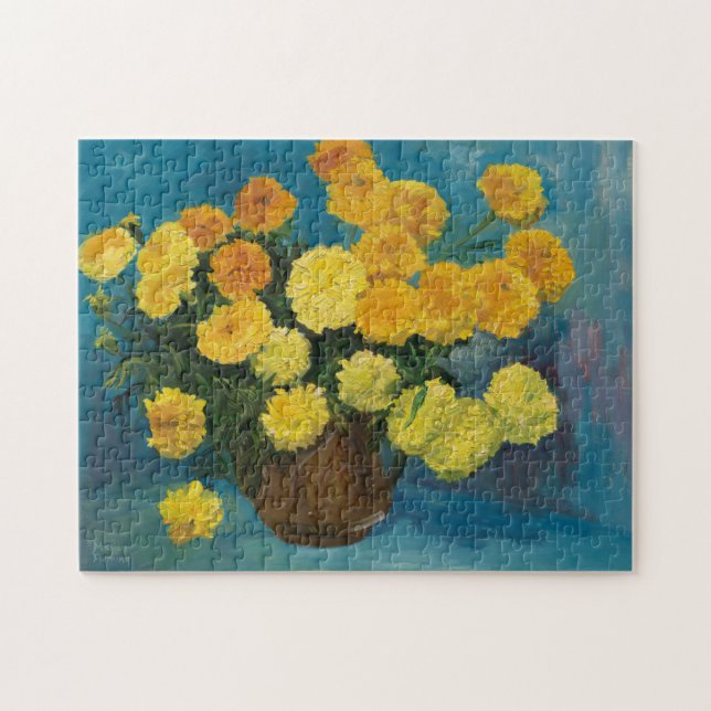 Marigolds Jigsaw Puzzle (Horizontal)