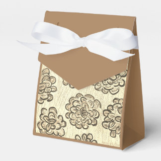Marigolds Sepia Favor Box