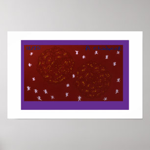 Marigolds with Stars Poster