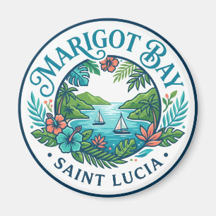 Marigot Bay Saint Lucia Magnet