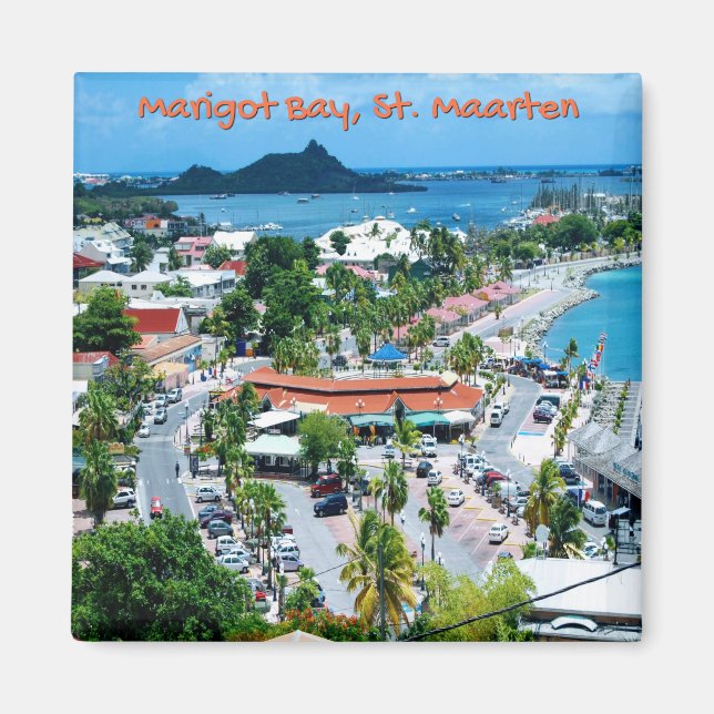 Marigot Bay, Saint Maarten Magnet (Devant)