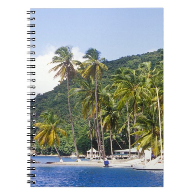 Marigot Bay, St. Lucia, Caribbean Notebook (Front)