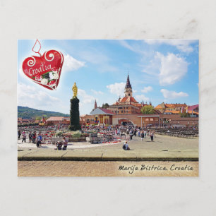 Marija Bistrica, Croatia city postcard