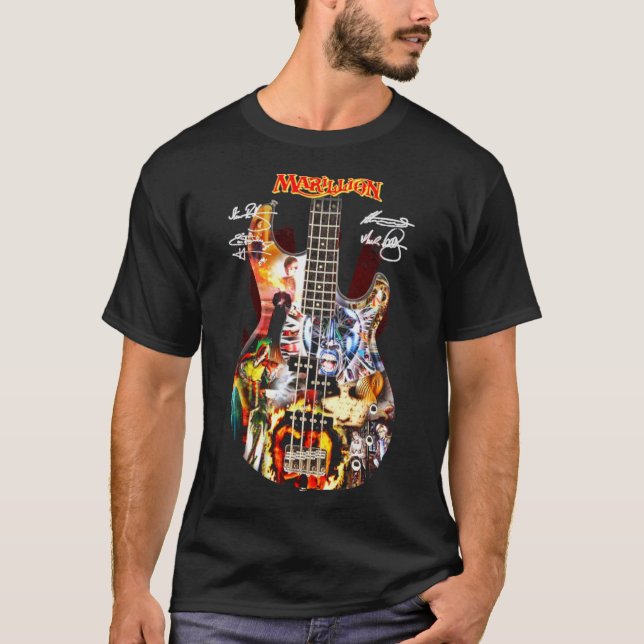 Marillion Guitar Signatures      T-Shirt (Front)