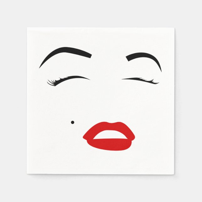 Marilyn Face Napkin (Front)