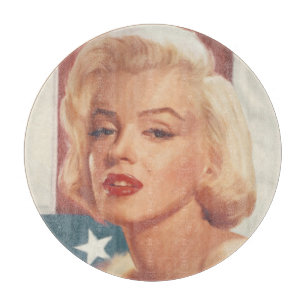 Marilyn Flag Cutting Board