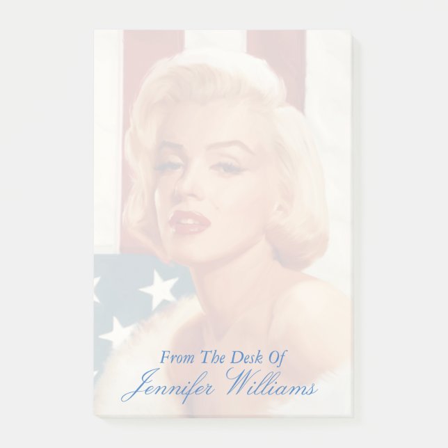 Marilyn Flag Post-it Notes (Front)