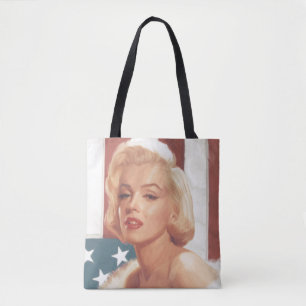 Marilyn Flag Tote Bag