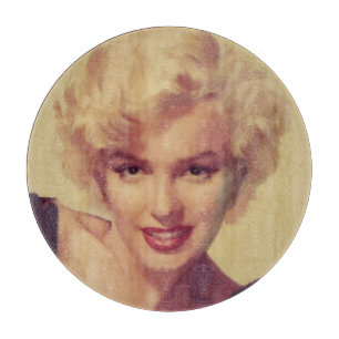 Marilyn in Black Cutting Board