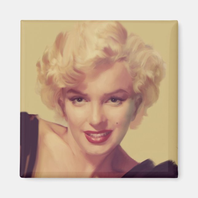 Marilyn in Black Magnet (Front)