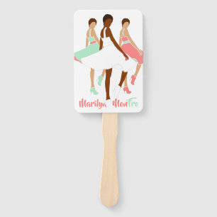 Marilyn MonFRO AFRoCA Afro Africa Black Woman Hand Fan