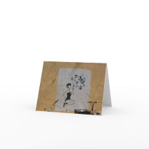 Marilyn Monroe Graffiti Notecard